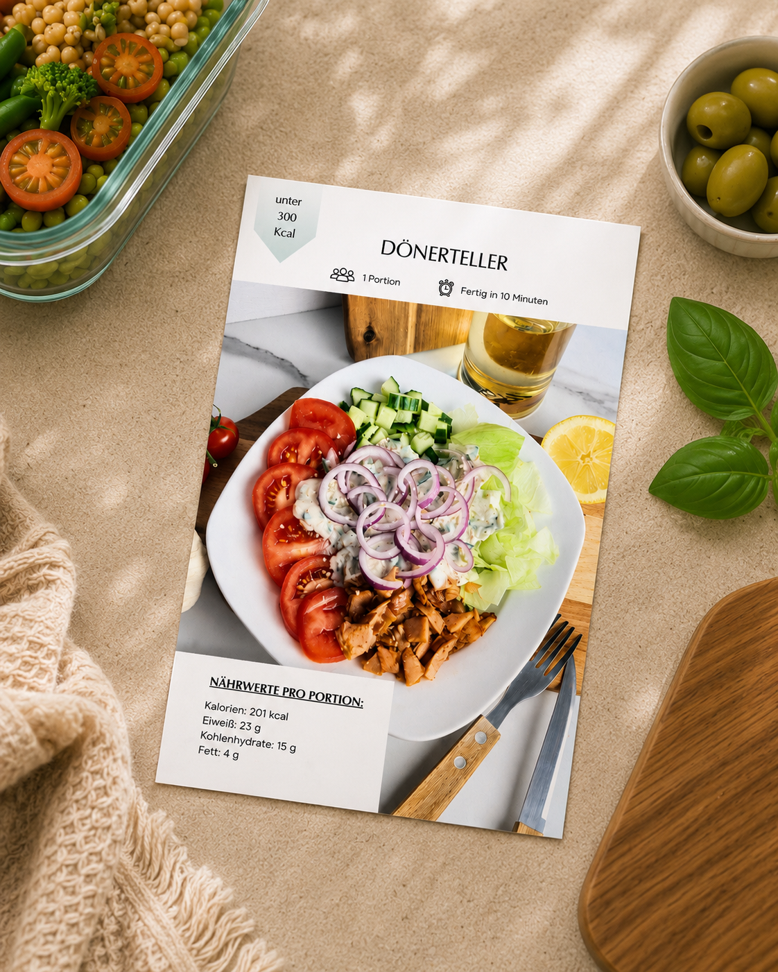 Alltagsküche – 20 Rezeptkarten für einen gesunden Alltag