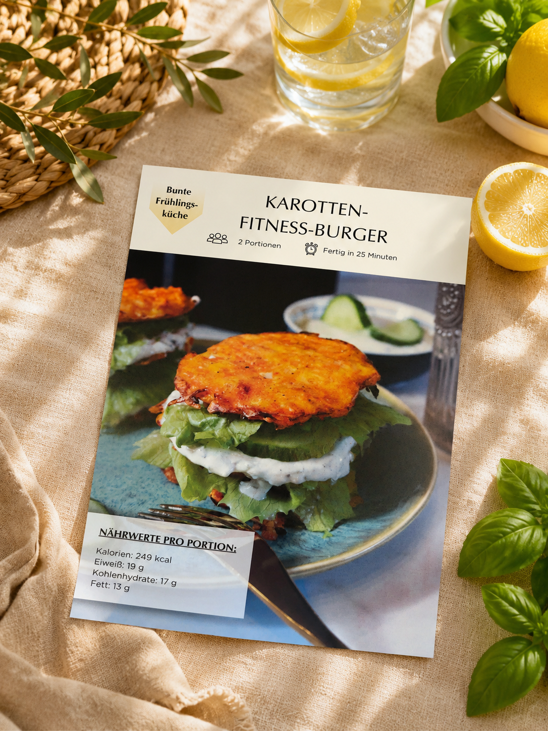 Sommerrezepte – 20 Rezeptkarten für leichte Sommertage