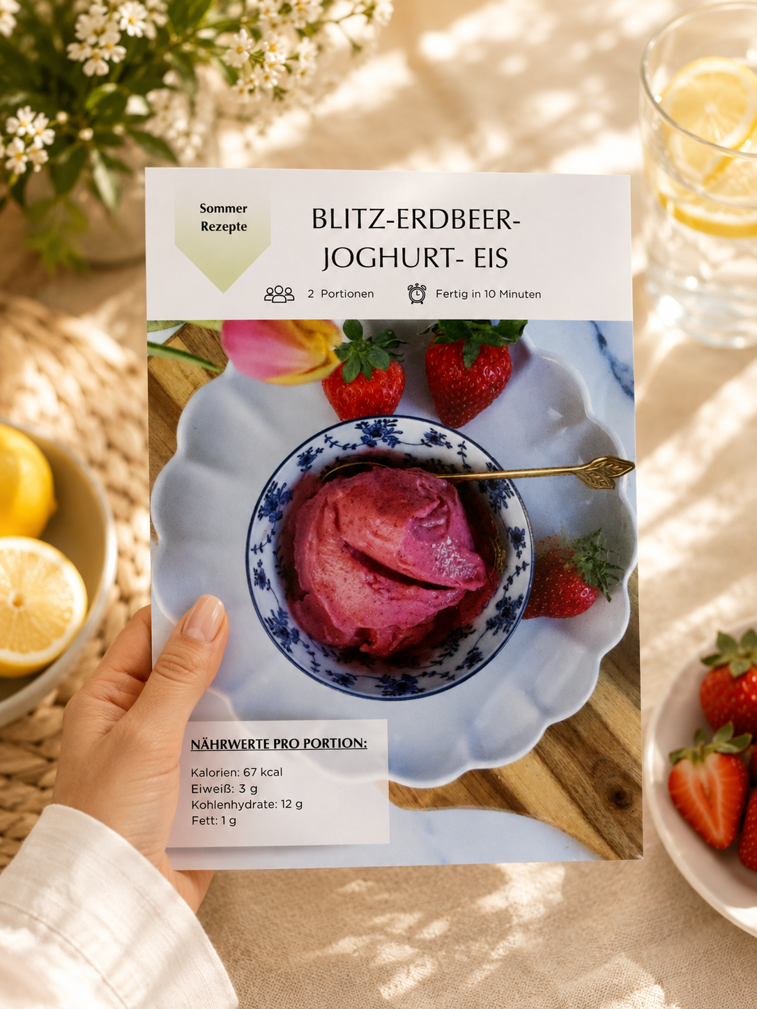 Sommerrezepte – 20 Rezeptkarten für leichte Sommertage