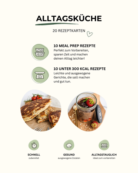 Alltagsküche – 20 Rezeptkarten für einen gesunden Alltag