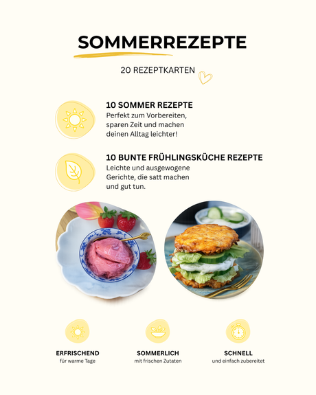Sommerrezepte – 20 Rezeptkarten für leichte Sommertage
