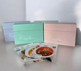 Kochbox inklusive Rezeptkarten-Starter Set